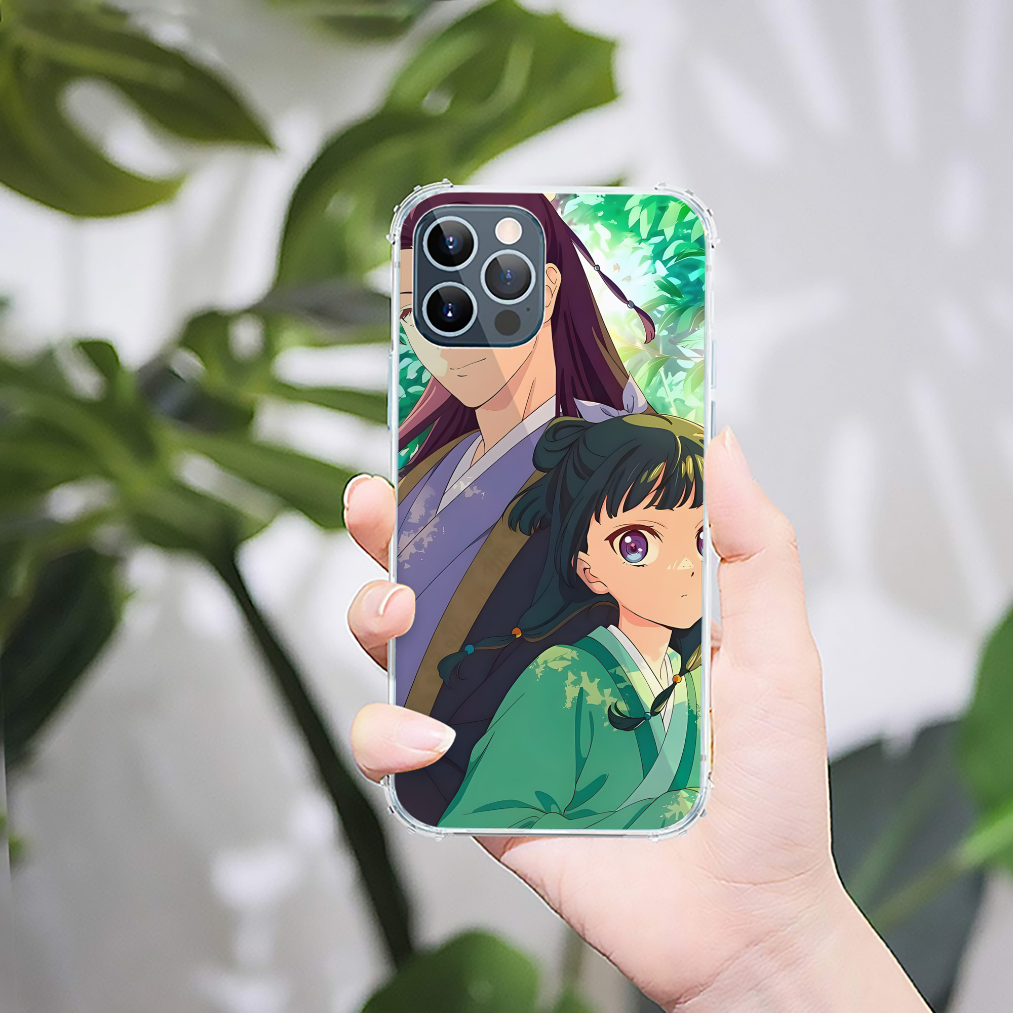 （画像用） 薬屋のひとりごと The Apothecary Diaries 【iPhone 12シリーズ対応】透明スマホケース（クリアソフトケース）
